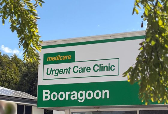 Booragoon Medicare Urgent Care Clinic sign